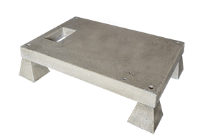 concrete pad